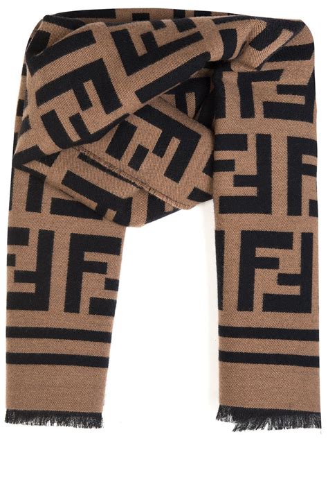 fendi logo scarf replica|Fendi scarf women's.